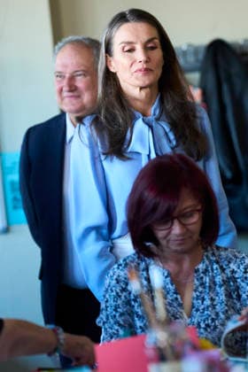 Spanish Royals visit to the Jose Maria de Llanos Foundation Queen Letizia of Spain, Isabel Diaz Ayuso, President of Madrid visit to the Jose Maria de Llanos Foundation to mark the 25th anniversary of the Escuela de Hosteleria del Sur at Jose Maria de Llanos Foundation on April 15, 2026 in Madrid, Spain Photo by IMAGO MPG Madrid Jose Maria de Llanos Foundation Madrid Spain  Copyright: xMPGx
