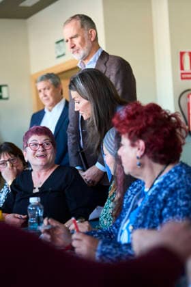 Spanish Royals visit to the Jose Maria de Llanos Foundation King Felipe VI of Spain, Queen Letizia of Spain visit to the Jose Maria de Llanos Foundation to mark the 25th anniversary of the Escuela de Hosteleria del Sur at Jose Maria de Llanos Foundation on April 15, 2026 in Madrid, Spain Photo by IMAGO MPG Madrid Jose Maria de Llanos Foundation Madrid Spain  Copyright: xMPGx
