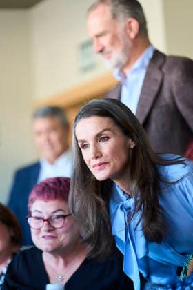 Spanish Royals visit to the Jose Maria de Llanos Foundation King Felipe VI of Spain, Queen Letizia of Spain visit to the Jose Maria de Llanos Foundation to mark the 25th anniversary of the Escuela de Hosteleria del Sur at Jose Maria de Llanos Foundation on April 15, 2026 in Madrid, Spain Photo by IMAGO MPG Madrid Jose Maria de Llanos Foundation Madrid Spain  Copyright: xMPGx