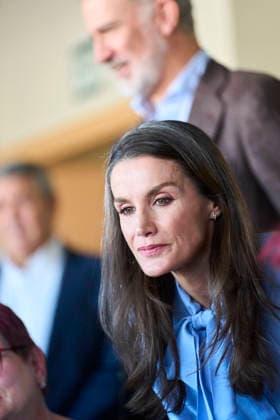 Spanish Royals visit to the Jose Maria de Llanos Foundation King Felipe VI of Spain, Queen Letizia of Spain visit to the Jose Maria de Llanos Foundation to mark the 25th anniversary of the Escuela de Hosteleria del Sur at Jose Maria de Llanos Foundation on April 15, 2026 in Madrid, Spain Photo by IMAGO MPG Madrid Jose Maria de Llanos Foundation Madrid Spain  Copyright: xMPGx