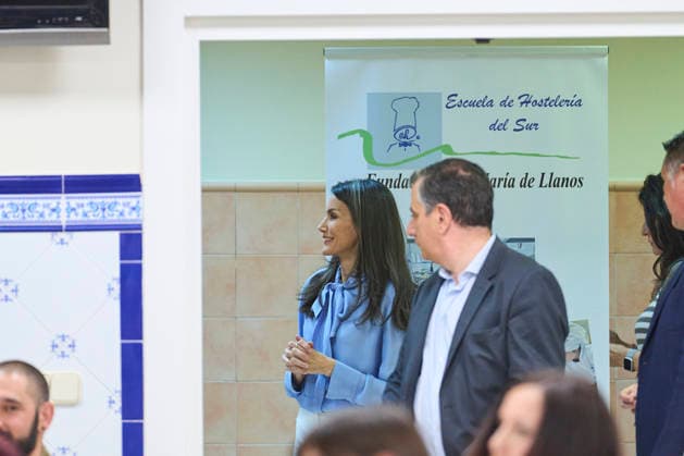Spanish Royals visit to the Jose Maria de Llanos Foundation Queen Letizia of Spain visit to the Jose Maria de Llanos Foundation to mark the 25th anniversary of the Escuela de Hosteleria del Sur at Jose Maria de Llanos Foundation on April 15, 2026 in Madrid, Spain Photo by IMAGO MPG Madrid Jose Maria de Llanos Foundation Madrid Spain  Copyright: xMPGx