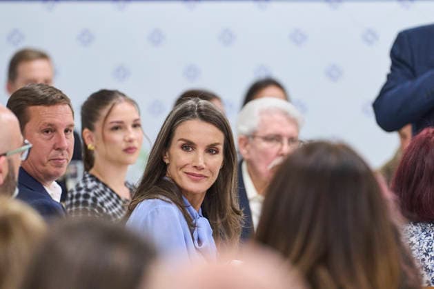Spanish Royals visit to the Jose Maria de Llanos Foundation Queen Letizia of Spain visit to the Jose Maria de Llanos Foundation to mark the 25th anniversary of the Escuela de Hosteleria del Sur at Jose Maria de Llanos Foundation on April 15, 2026 in Madrid, Spain Photo by IMAGO MPG Madrid Jose Maria de Llanos Foundation Madrid Spain  Copyright: xMPGx