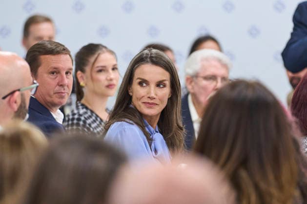 Spanish Royals visit to the Jose Maria de Llanos Foundation Queen Letizia of Spain visit to the Jose Maria de Llanos Foundation to mark the 25th anniversary of the Escuela de Hosteleria del Sur at Jose Maria de Llanos Foundation on April 15, 2026 in Madrid, Spain Photo by IMAGO MPG Madrid Jose Maria de Llanos Foundation Madrid Spain  Copyright: xMPGx
