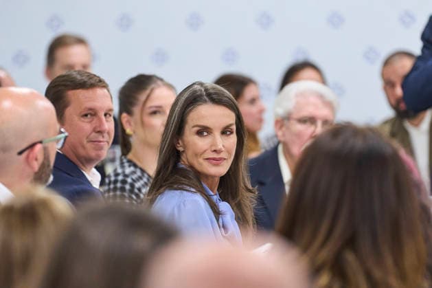 Spanish Royals visit to the Jose Maria de Llanos Foundation Queen Letizia of Spain visit to the Jose Maria de Llanos Foundation to mark the 25th anniversary of the Escuela de Hosteleria del Sur at Jose Maria de Llanos Foundation on April 15, 2026 in Madrid, Spain Photo by IMAGO MPG Madrid Jose Maria de Llanos Foundation Madrid Spain  Copyright: xMPGx
