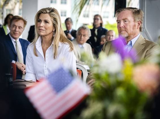 MIAMI - King Willem-Alexander and Queen Maxima attend a roundtable discussion on cooperation, shared challenges, and solutions in the maritime manufacturing industry. The visit was part of a three-day working visit to Philadelphia, Washington D.C., and Miami in the United States (US). REMKO DE WAAL ANP netherlands out - belgium out  Copyright: xx x555864294x originalFilename: 555864294.jpg