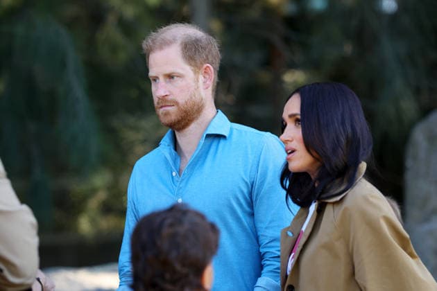 HARRY AND MEGHAN AUSTRALIA VISIT, Prince Harry and Meghan, the Duke and Duchess of Sussex participate in the Scar Tree Walk at Birrarung Marr during a visit to Australia, Melbourne, Thursday, April 16, 2026. ( NO ARCHIVING MELBOURNE VICTORIA AUSTRALIA  Copyright: xCONxCHRONISx 20260416112463091375