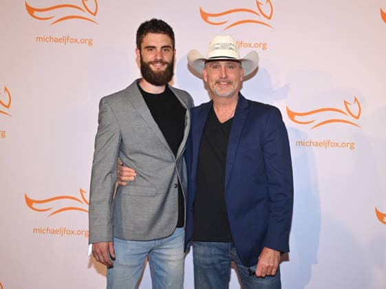 ˜A Country Thing Happened On The Way to Cure Parkinson™s™ Benefitting The Michael J. Fox Foundation Christian Keczmer and Dan Keczmer arriving at The Michael J. Fox Foundation™s A Country Thing Happened On The Way to Cure Parkinson™s held at The Fisher Center for the Performing Arts on April 15, 2026 in Nashville, TN. Nashville The Fisher Center for the Perfor Tennessee USA Copyright: xTammiexArroyo AFF-USA.comx