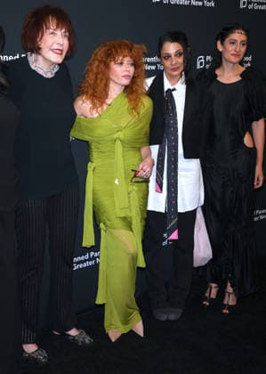 Planned Parenthood Gala 2026 - NYC Marilyn Minter, Natasha Lyonne, Lizzi Bougatsos and Arden Wohl attend the 2026 Planned Parenthood Gala honoring Pink at Cipriani South Street in New York, NY on April 15, 2026. Photo by Charles Guerin ABACAPRESS.COM New York City NY United States  Copyright: xGuerinxCharles ABACAx