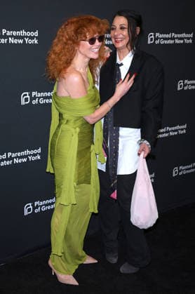 Planned Parenthood Gala 2026 - NYC Natasha Lyonne and Lizzi Bougatsos attend the 2026 Planned Parenthood Gala honoring Pink at Cipriani South Street in New York, NY on April 15, 2026. Photo by Charles Guerin ABACAPRESS.COM New York City NY United States  Copyright: xGuerinxCharles ABACAx