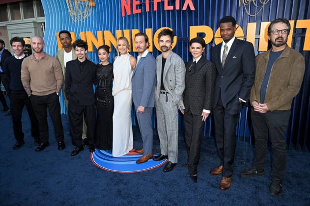 Netflix™s ˜Running Point™ Season 2 Premiere Max Greenfield, Chet Hanks, Jay Ellis, Fabrizio Guido, Brenda Song, Kate Hudson, Scott MacArthur, Drew Tarver, Lisa Rinna, Uche Agada and Ray Romano arriving at Netflix™s Running Pointseason 2 premiere held at the Egyptian Theatre on April 15, 2026 in Hollywood, CA. Hollywood Egyptian Theatre California USA Copyright: xLeexWattx xAFF-USA.COMx