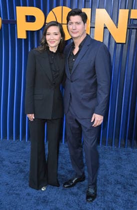 Netflix™s ˜Running Point™ Season 2 Premiere Erica Oyama and Ken Marino arriving at Netflix™s Running Pointseason 2 premiere held at the Egyptian Theatre on April 15, 2026 in Hollywood, CA. Hollywood Egyptian Theatre California USA Copyright: xLeexWattx xAFF-USA.COMx