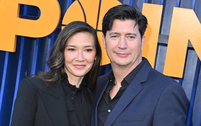 Netflix™s ˜Running Point™ Season 2 Premiere Erica Oyama and Ken Marino arriving at Netflix™s Running Pointseason 2 premiere held at the Egyptian Theatre on April 15, 2026 in Hollywood, CA. Hollywood Egyptian Theatre California USA Copyright: xLeexWattx xAFF-USA.COMx