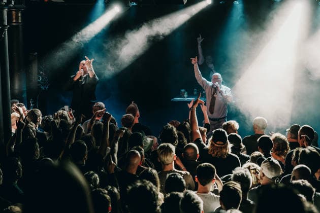 Pete & Bas live in Copenhagen, Denmark Copenhagen, Denmark. 15th, April 2026. The British hip hop duo Pete & Bas performs a live concert at Pumpehuset in Copenhagen. Denmark, Copenhagen  Copyright: xGonzalesxPhoto MathiasxKristensenx