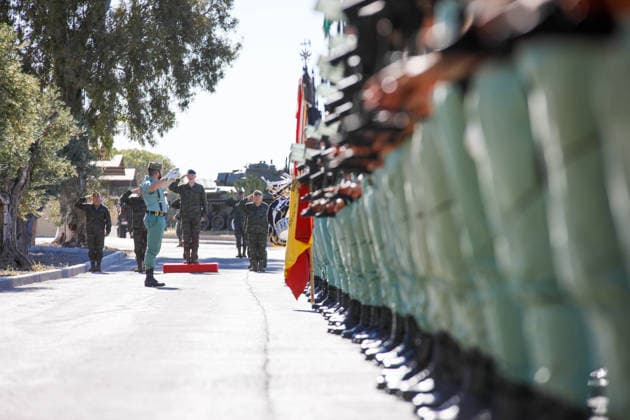 The King, Felipe VI, supervises in Viator Almería the project of the Experimental Brigade 2035 King Felipe VI visits the military base Álvarez de Sotomayor in Viator Almería to know the progress of the project of the Experimental Brigade 2035 On April 16, 2026 in Viator, Almería Andalucía, Spain This visit is part of the Tactical Experimentation Campaign number 3 organized by the Future Force Center of the Spanish Army, based on battlefield robotization and new combat strategies A project that constitutes the main framework for the practical implementation of experimentation activities linked to the transformation process of the Army 16 APRIL 2026 Marian Leó Almeria Andalucia, Spain Almeria Andalucia, Spain Spain Spain  Copyright: xMarianxLeonx 7445066