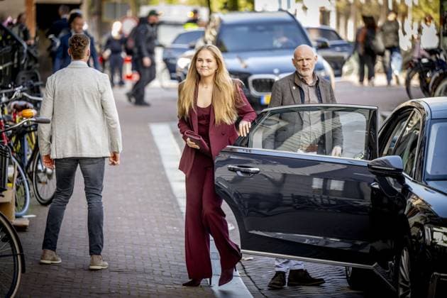 AMSTERDAM - Princess Amalia is visiting Amsterdam at the invitation of Mayor Halsema. The visit follows an earlier meeting with Amsterdammers at the Mayor s official residence. During the two-day visit, the Princess will become better acquainted with various sectors and be briefed on current topics such as science, sports, culture, housing, and social cohesion. ROBIN UTRECHT ANP netherlands out - belgium out  Copyright: xx x555921326x originalFilename: 555921326.jpg
