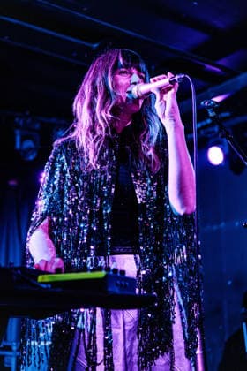 Melody s Echo Chamber live in Copenhagen, Denmark Copenhagen, Denmark. 15th, April 2026. The French band Melody™s Echo Chamber performs a live concert at VEGA in Copenhagen. Here singer Melody Prochet is seen live on stage. Denmark, Copenhagen  Copyright: xGonzalesxPhoto ErlingxBrodersenx