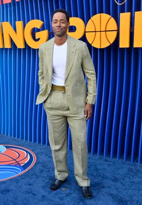 Cast member Jay Ellis attends the premiere of Netflix s Season 2 TV series sport comedy Running Point at the Egyptian Theatre in the Hollywood section of Los Angeles on Wednesday, April 15, 2026. Storyline: Isla Gordon, overlooked her whole life, is appointed President of the LA Waves basketball team, a family business, when her brother enters rehab. She aims to prove she is the right choice despite skepticism.  LAP2026041546 JIMxRUYMEN