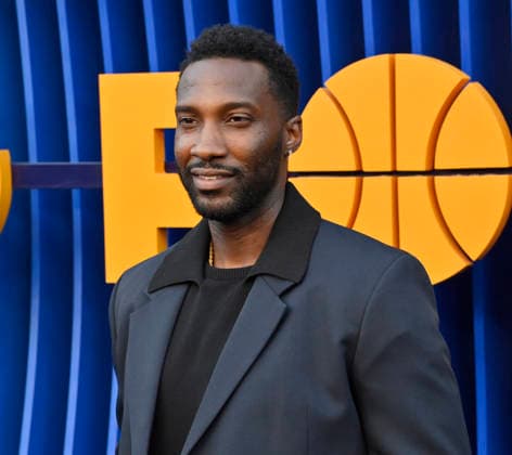 Cast member Justin Hurt-Dunkley attends the premiere of Netflix s Season 2 TV series sport comedy Running Point at the Egyptian Theatre in the Hollywood section of Los Angeles on Wednesday, April 15, 2026. Storyline: Isla Gordon, overlooked her whole life, is appointed President of the LA Waves basketball team, a family business, when her brother enters rehab. She aims to prove she is the right choice despite skepticism.  LAP2026041548 JIMxRUYMEN