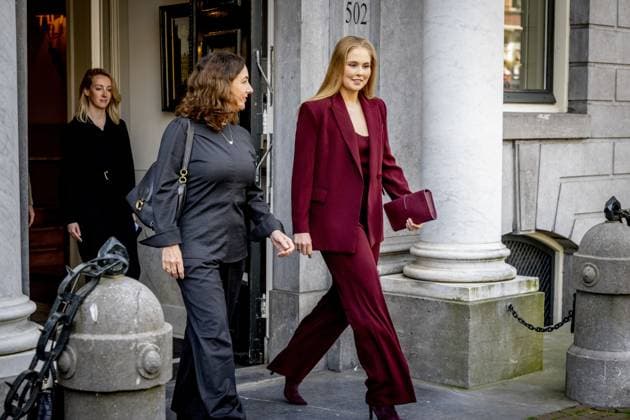 AMSTERDAM - Princess Amalia is visiting Amsterdam at the invitation of Mayor Halsema. The visit follows an earlier meeting with Amsterdammers at the Mayor s official residence. During the two-day visit, the Princess will become better acquainted with various sectors and be briefed on current topics such as science, sports, culture, housing, and social cohesion. ROBIN UTRECHT ANP netherlands out - belgium out  Copyright: xx x555926383x originalFilename: 555926383.jpg