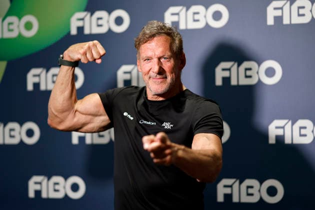 Schauspieler Ralf Moeller auf der Internationalen Leitmesse für Fitness, Wellness und Gesundheit, sowie Bodybuilding, Kraftsport und Kampfsport FIBO 2026 in der Koelnmesse. Köln, 16.04.2025 NRW Deutschland *** Actor Ralf Moeller at the leading international trade fair for fitness, wellness and health, as well as bodybuilding, weight training and martial arts FIBO 2026 at Koelnmesse Cologne, 16 04 2025 NRW Germany Copyright: xChristophxHardtx