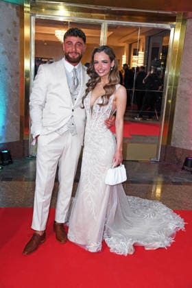 Umut Tekin with girlfriend Lena Goldstein THE REALITY AWARDS 2026 at the Maritim Hotel in Bonn on 16 04 2026