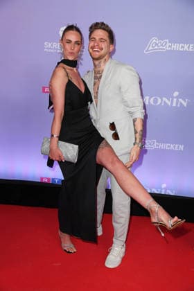 Luise Isabella Matejczyk with husband Pascal Zadow THE REALITY AWARDS 2026 at the Maritim Hotel in Bonn on 16 04 2026