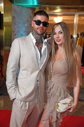 Marc Robin Wenz with girlfriend Ina Kina THE REALITY AWARDS 2026 at the Maritim Hotel in Bonn on 16 04 2026