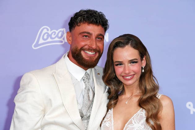 Umut Tekin with girlfriend Lena Goldstein THE REALITY AWARDS 2026 at the Maritim Hotel in Bonn on 16 04 2026
