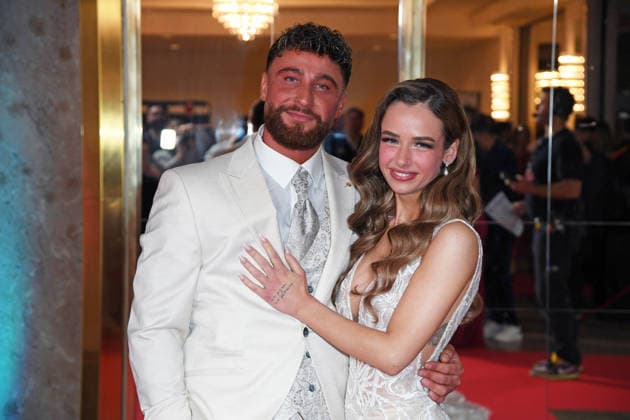 Umut Tekin with girlfriend Lena Goldstein THE REALITY AWARDS 2026 at the Maritim Hotel in Bonn on 16 04 2026