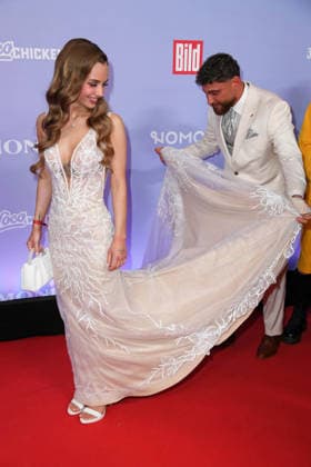Umut Tekin with girlfriend Lena Goldstein THE REALITY AWARDS 2026 at the Maritim Hotel in Bonn on 16 04 2026
