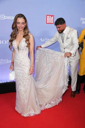 Umut Tekin with girlfriend Lena Goldstein THE REALITY AWARDS 2026 at the Maritim Hotel in Bonn on 16 04 2026
