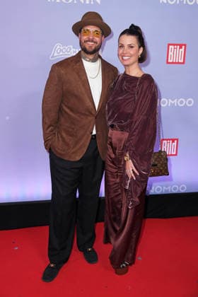 Pia Tillmann with husband Zico Banach THE REALITY AWARDS 2026 at the Maritim Hotel in Bonn on 16 04 2026