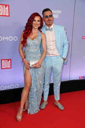 Jennifer Jenny Degenhart with boyfriend Marvin Kleinen THE REALITY AWARDS 2026 at the Maritim Hotel in Bonn on 16 04 2026