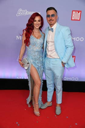 Jennifer Jenny Degenhart with boyfriend Marvin Kleinen THE REALITY AWARDS 2026 at the Maritim Hotel in Bonn on 16 04 2026