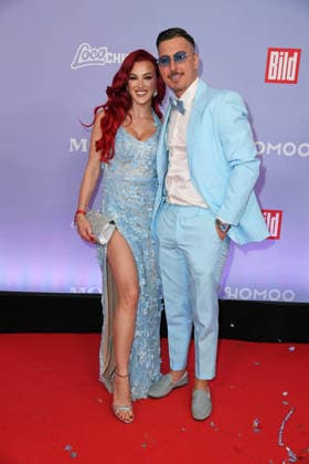 Jennifer Jenny Degenhart with boyfriend Marvin Kleinen THE REALITY AWARDS 2026 at the Maritim Hotel in Bonn on 16 04 2026