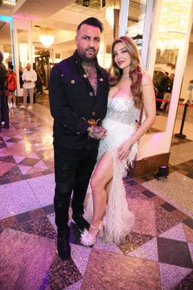 Cosimo Citiolo with girlfriend Nathalie Gaus THE REALITY AWARDS 2026 at the Maritim Hotel in Bonn on 16 04 2026