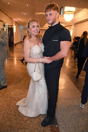 Marlisa Rudizo aka Mrs. Marlisa with friend William Raab THE REALITY AWARDS 2026 at the Maritim Hotel in Bonn on 16 04 2026