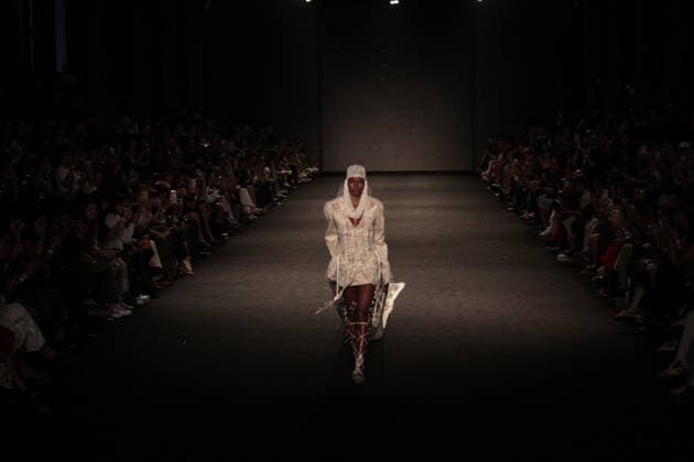 RIO DE JANEIRO, RJ - 16.04.2026: RIO FASHION WEEK 2026 - Fashion show by the brand HISHA, on the second day of Rio Fashion Week, at Pier Maua. x2926480x  CarlosxEliasxJunior