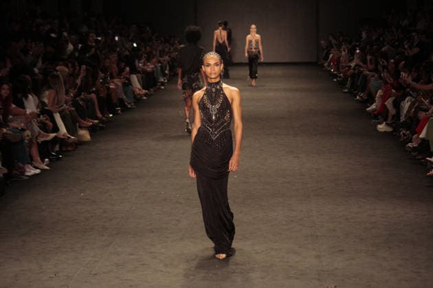 RIO DE JANEIRO, RJ - 16.04.2026: RIO FASHION WEEK 2026 - Fashion show by the brand HISHA, on the second day of Rio Fashion Week, at Pier Maua. x2926486x  CarlosxEliasxJunior
