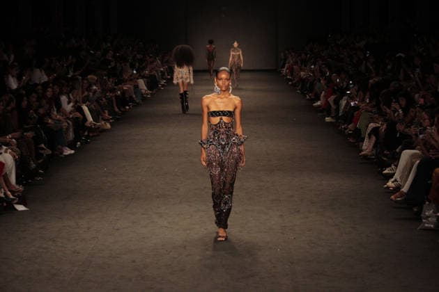RIO DE JANEIRO, RJ - 16.04.2026: RIO FASHION WEEK 2026 - Fashion show by the brand HISHA, on the second day of Rio Fashion Week, at Pier Maua. x2926493x  CarlosxEliasxJunior