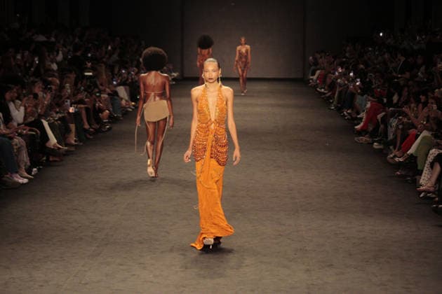 RIO DE JANEIRO, RJ - 16.04.2026: RIO FASHION WEEK 2026 - Fashion show by the brand HISHA, on the second day of Rio Fashion Week, at Pier Maua. x2926503x  CarlosxEliasxJunior