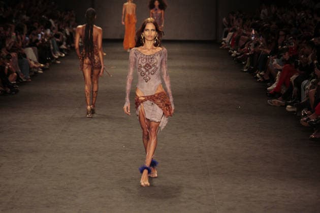 RIO DE JANEIRO, RJ - 16.04.2026: RIO FASHION WEEK 2026 - Fashion show by the brand HISHA, on the second day of Rio Fashion Week, at Pier Maua. x2926507x  CarlosxEliasxJunior