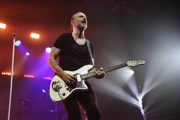 Matthias Kahra from the band Forced To Mode at a concert in the Columbiahalle in Berlin, April 16, 2026 Forced To Mode concert Berlin