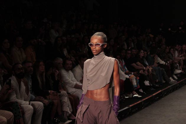 RIO DE JANEIRO, RJ - 16.04.2026: RIO FASHION WEEK 2026 - Fashion show by the brand HANDRED, on the second day of Rio Fashion Week, at Pier Maua, Rio de Janeiro. x2926568x  CarlosxEliasxJunior