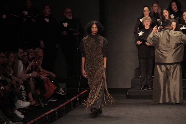 RIO DE JANEIRO, RJ - 16.04.2026: RIO FASHION WEEK 2026 - Fashion show by the brand HANDRED, on the second day of Rio Fashion Week, at Pier Maua, Rio de Janeiro. x2926577x  CarlosxEliasxJunior