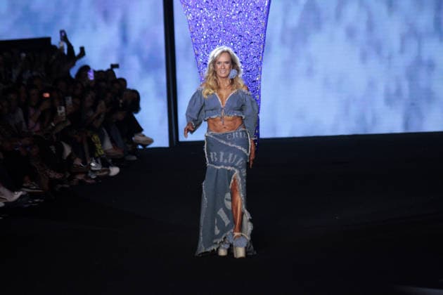 RIO DE JANEIRO, RJ - 16.04.2026: RIO FASHION WEEK 2026 - ElÃ Pinheiro walked the runway for Blue Man on the second day of Rio Fashion Week, at Pier Maua, Rio de Janeiro. x2926732x  CarlosxEliasxJunior