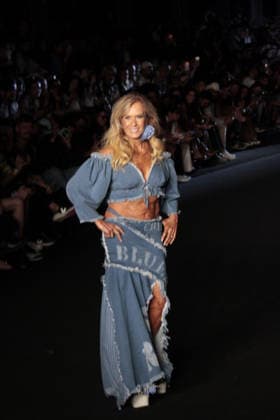 RIO DE JANEIRO, RJ - 16.04.2026: RIO FASHION WEEK 2026 - ElÃ Pinheiro walked the runway for Blue Man on the second day of Rio Fashion Week, at Pier Maua, Rio de Janeiro. x2926735x  CarlosxEliasxJunior