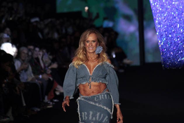 RIO DE JANEIRO, RJ - 16.04.2026: RIO FASHION WEEK 2026 - ElÃ Pinheiro walked the runway for Blue Man on the second day of Rio Fashion Week, at Pier Maua, Rio de Janeiro. x2926772x  CarlosxEliasxJunior