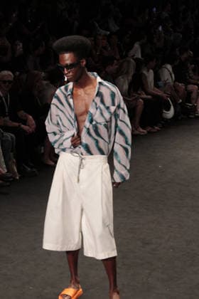 RIO DE JANEIRO, RJ - 16.04.2026: RIO FASHION WEEK 2026 - The Blue Man fashion show closed the second day of Rio Fashion Week at Pier Maua, Rio de Janeiro. x2926818x  CarlosxEliasxJunior