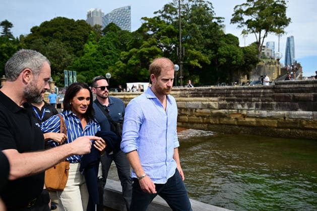 HARRY AND MEGHAN AUSTRALIA VISIT, Prince Harry and Meghan, the Duke and Duchess of Sussex on a tour of Sydney Harbour with Invictus Australia during a visit to Australia, Sydney, Friday, April 17, 2026. ( NO ARCHIVING SYDNEY NEW SOUTH WALES AUSTRALIA  Copyright: xDEANxLEWINSx 20260417135124380400
